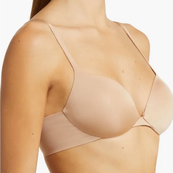 NWT Ultimate Collection Teardrop Underwire Push-Up Bra size 38B color is sand - Picture 3 of 10